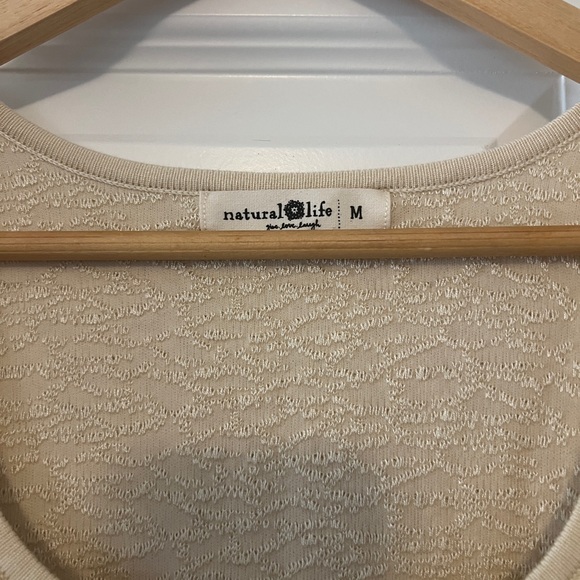 NATURAL LIFE Danielle Long Sleeve Top Size Medium - Picture 3 of 3